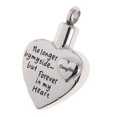 thumbnail image 1 of EHJRE Stainless Steel Heart Urn Pendant For Cremation Jewelry Necklace Daughter, 1 of 9