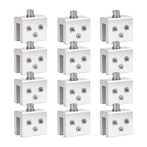 EHJRE Standing Seam Roof Clamps Accessories Durability Solar Panel Racking Bracket 12 Pieces