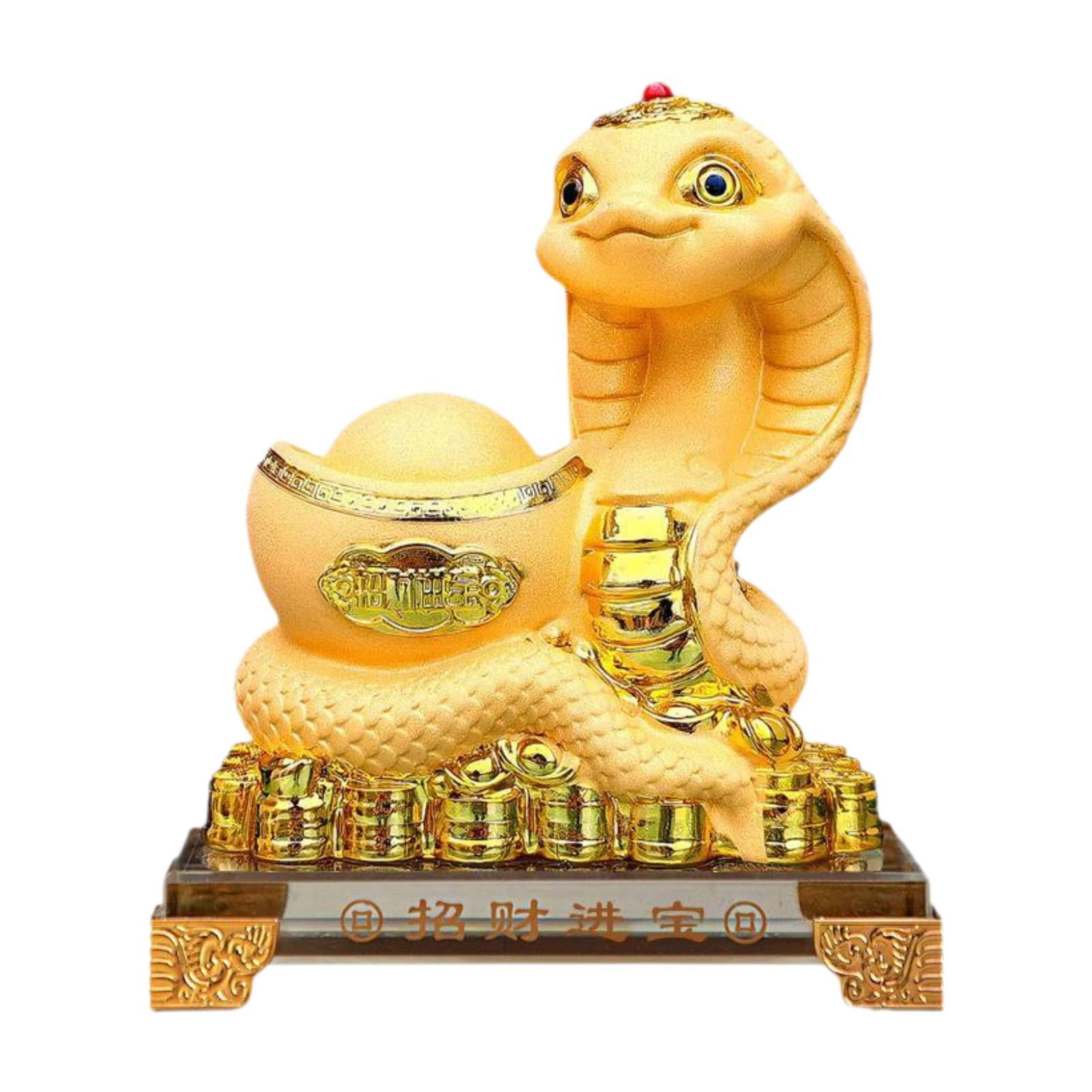 EHJRE Statue Desktop Table Centerpiece 2025 Chinese Lunar New Year