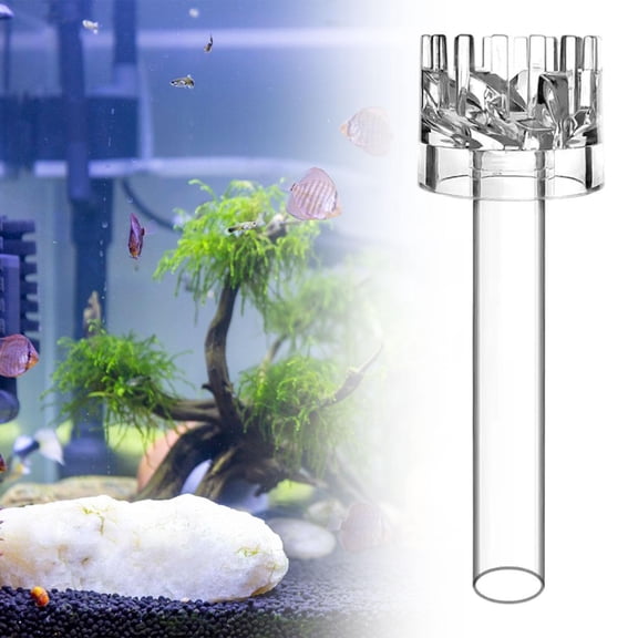 EHJRE Surface Skimmer for Aquariums, Easy to Set Up, for Aquariums, Lightweight, Rotatable, Acrylic for Aquariums, Water Pipe, Functional 12mm