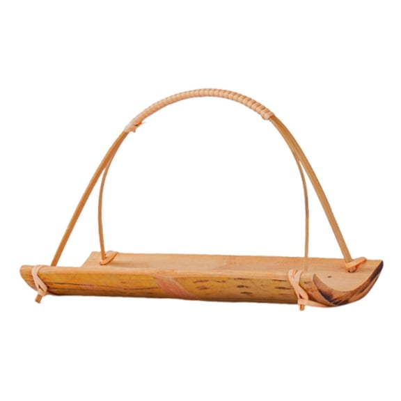 EHJRE Sushi Tray Dimsum Sum Rack Holder Organizer Decorative Food Storage Rectangular