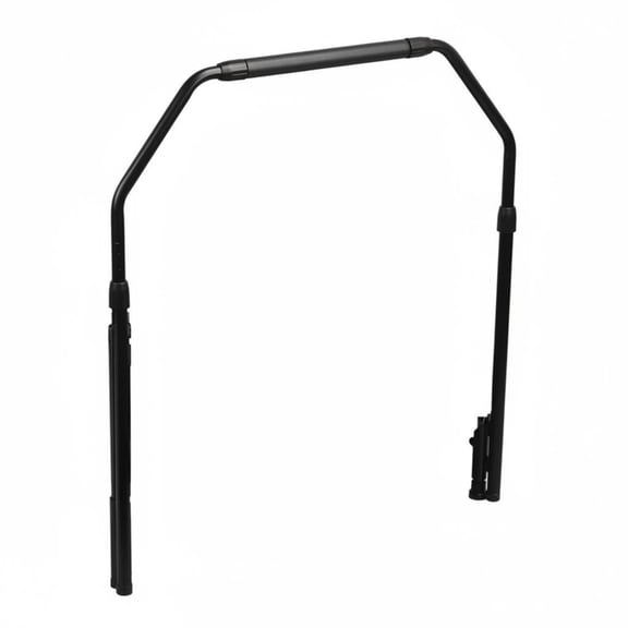 EHJRE Trampoline Handrail Stability Bar Adjustable Height Alloy Steel Build for Kids Beginners Home Gym Indoor Use