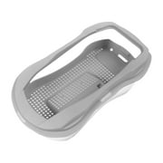 EHJRE Turtle Tank Aquarium Feeding Box Reptile Habitat Hermit Hatching Area, Tortoises Case Resting Basking Ramp Terrapin Lake gray