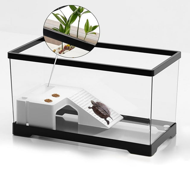 EHJRE Turtle Tank Aquarium Turtle Terrarium Tortoises Case Hatching ...