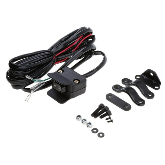 EHJRE Universal 3 Meter Quad UTV ATV Dirt Bike Winch Rocker Switch Handlebar Control
