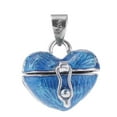 thumbnail image 1 of EHJRE Vintage Heart Enamel Color Keepsake Memorial Urn Ash Pendant fit Necklace Blue, 1 of 9
