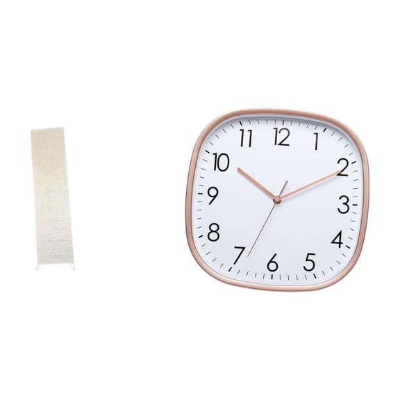 EHJRE Vintage Living Room Lamp Shade with Digital Wall Clock Design Artful Standing Light Cover for Home Farmhouse Gym Decor
