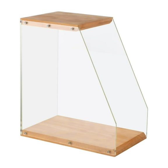 EHJRE Vinyl Record Storage Classic Acrylic LP Record Crate for Books Magzines Home