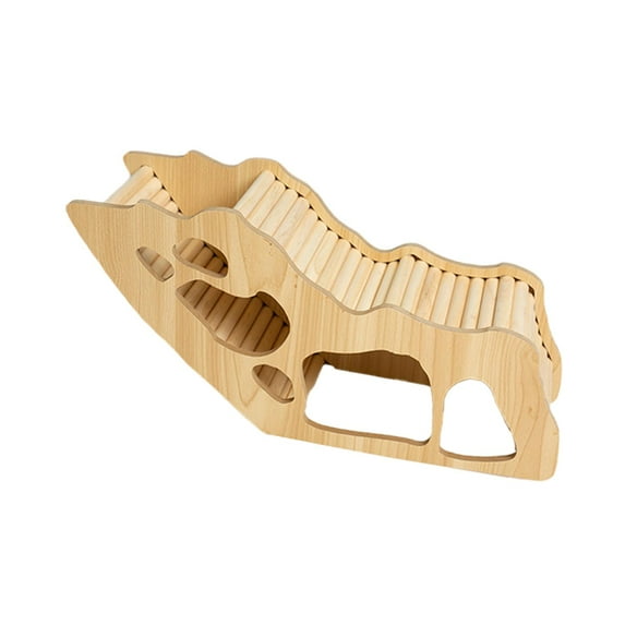 EHJRE Washable Hamster, Hideaway Hamster House and Habitat Chew Cage Toy Wood Small Animal Hideout Hut Play Toy for Chinchilla Rat, C