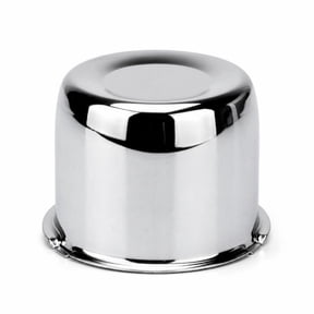 EHJRE Wheel Hub Cap Dust Cap Hubcover Chrome 108mm Shielded Design for Trailer Yacht RV Modification