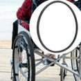 thumbnail image 1 of EHJRE Wheelchair Rear Wheel Solid Tire Assembly Lightweight Wheelchair Accessories 24inch, 1 of 8