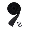 thumbnail image 1 of EHJRE Women Wool Overcoat Waist Belt Double Sided Lightweight Waist Tie Sash Accessory Black, 1 of 9