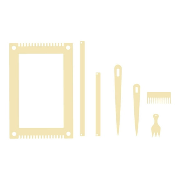 EHJRE Wood Weaving Loom Kit Art Supplies DIY Craft for Weaving Lovers Women Adults