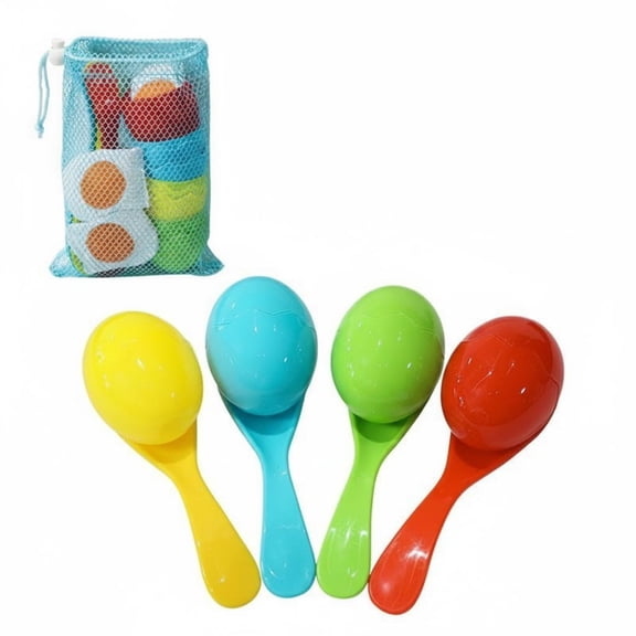 EHJRE Wooden Balance Spoon Egg Game Set Lightweight Glossy Finish for Preschool Classrooms and Backyard Parties