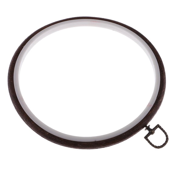 EHJRE Wooden Embroidery Hoop Cross Stitch Circle Frame Sewing 19CM