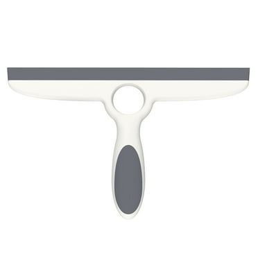EHOMGUI Squeegee for Shower Tile Window Cleaning, Glass Mirror Cleaner with Hook, 10 inch ,Gray