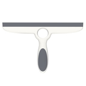 EHOMGUI Squeegee for Shower Tile Window Cleaning, Glass Mirror Cleaner with Hook, 10 inch ,Gray
