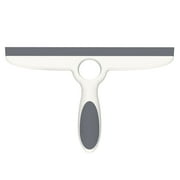 EHOMGUI Squeegee for Shower Tile Window Cleaning, Glass Mirror Cleaner with Hook, 10 inch ,Gray