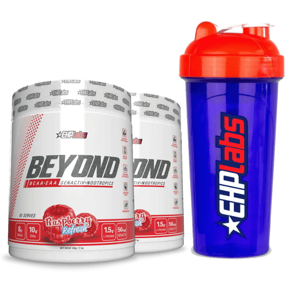 EHP Labs Beyond BCAA + EAA Recovery Raspberry Refresh (Pack of 2) w