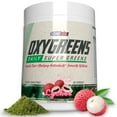 thumbnail image 1 of EHP Labs OxyGreens Super Greens Powder - Spirulina & Chlorella Superfood, Green Juice Powder & Greens Supplements with Prebiotic Fibre, Antioxidants & Immunity Support, 30 Serves (Lychee), 1 of 8