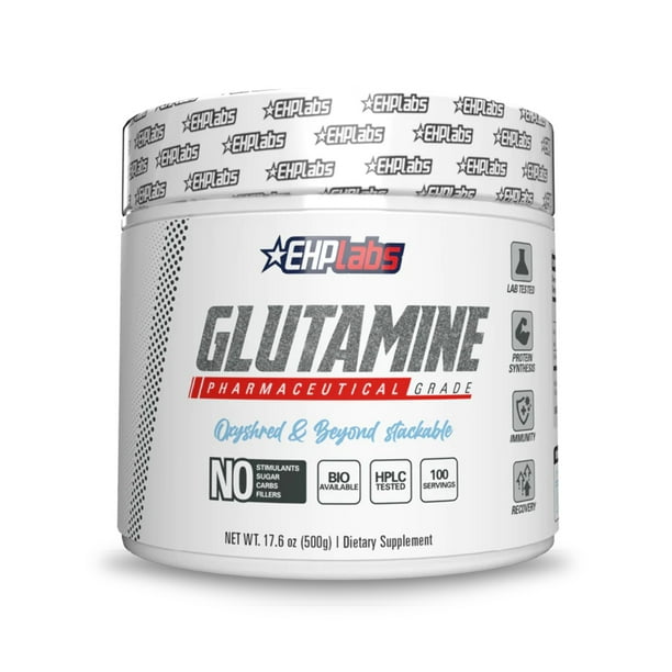 EHPlabs L Glutamine Powder Amino Acids LGlutamine Supplement for Gut