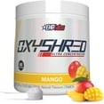 thumbnail image 1 of EHP Labs OxyShred Pre Workout Powder - Preworkout Powder with L Glutamine & Acetyl L Carnitine, Energy Boost Drink - Mango, 60 Servings, 1 of 9