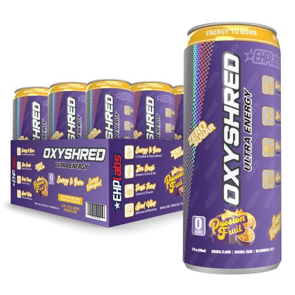 EHPlabs OxyShred Ultra Healthy Energy Drink Zero Sugar Energy Drinks