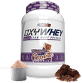 thumbnail interactive-video image 1 of EHP Labs OxyWhey Whey Protein Isolate Powder - 25g of Whey Isolate Protein Powder, Meal Replacement Shake, Sugar Free Protein Powder - 25 Serves (Delicious Chocolate), 1 of 9