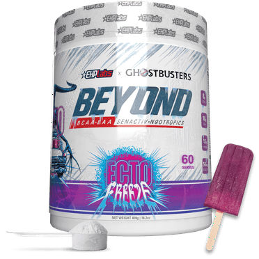 EHP Labs x Ghostbusters Beyond BCAA Powder Amino Acids Supplement for Muscle Recovery - Sugar Free BCAAs Amino Acids Post Workout Recovery Powder & EAA Amino Acids Powder - 60 Servings (Ecto Freeze)