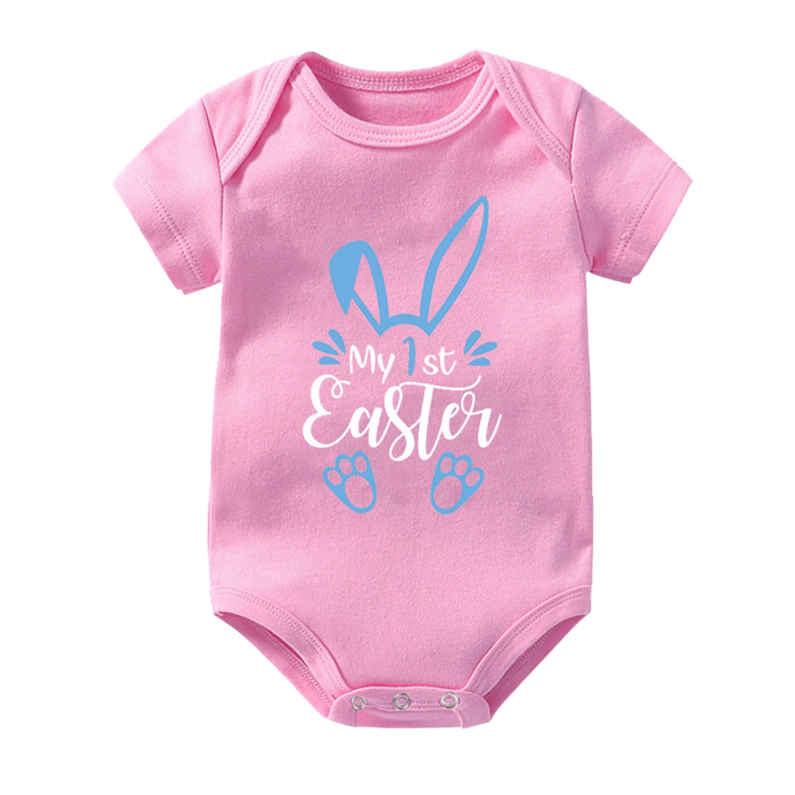EHQJNJ Baby Boy Rompers 03 Months Set Baby Girls Boys Easter Letters