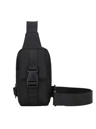 FASITE PTN090 Sling Chest Shoulder Tool Bag Pouch, Black
