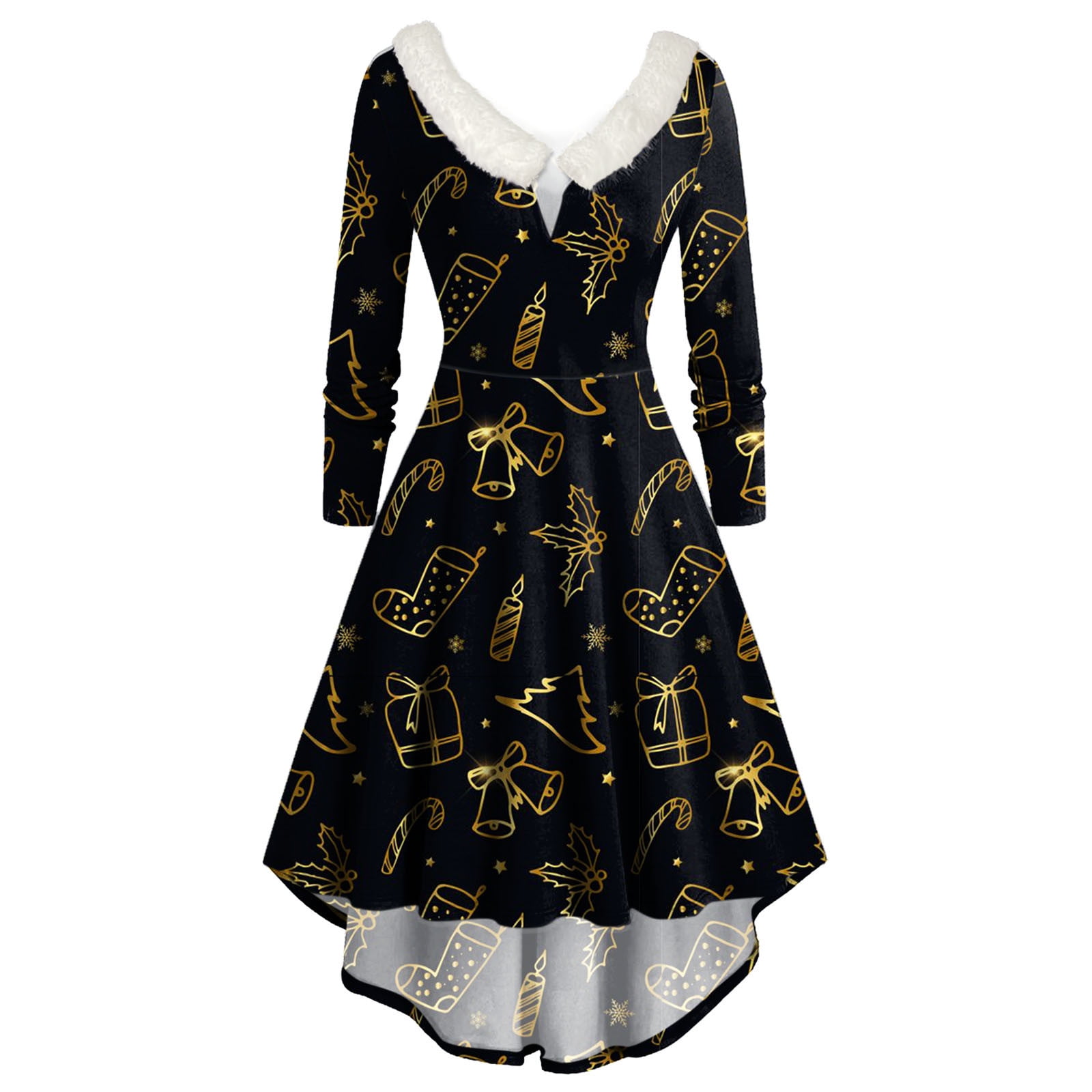 womens plus christmas dress