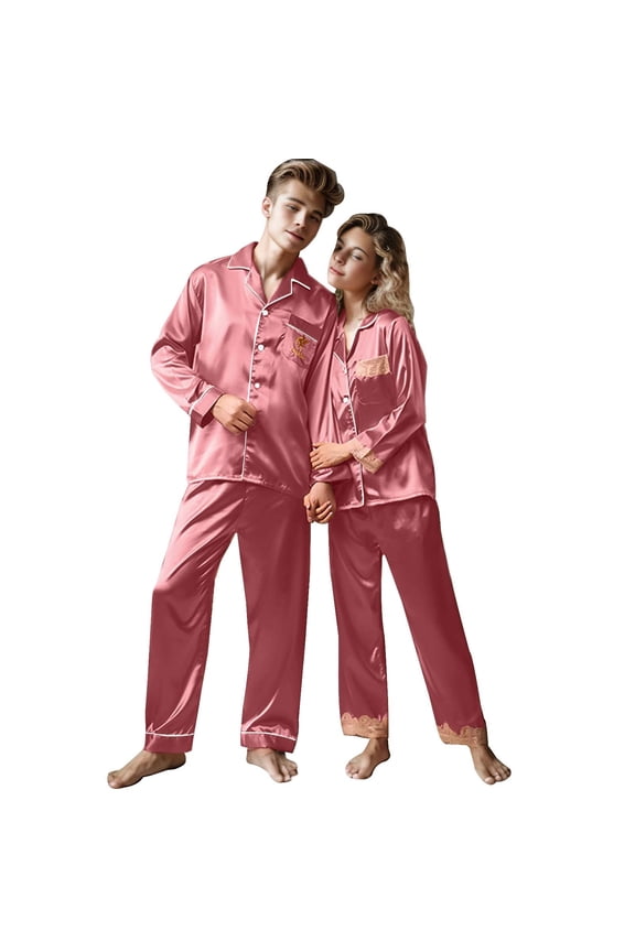 Couples Pajamas Matching Sets Shorts Couples Sleepwear Made of Silk and Coolmax Material with for Casual Living At Home: for Sleeping Or Relaxing Matching Pajamas for Couples Shorts
