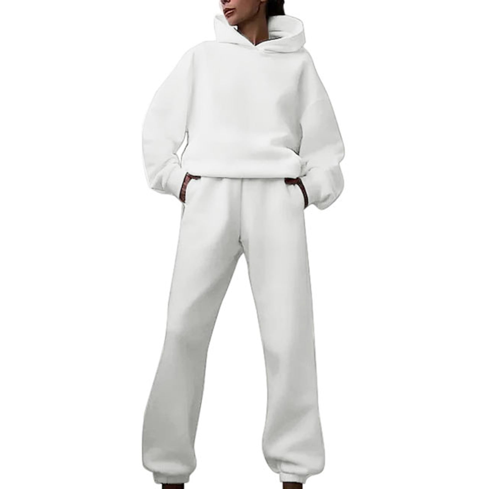 Women's Solid Hooded Sport Suit main image 0