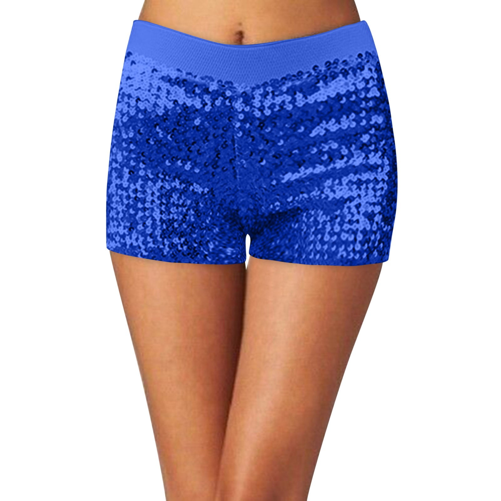 EHQJNJ Female Cargo Shorts Women Sequins Shorts Disco Hot Pants Shiny ...
