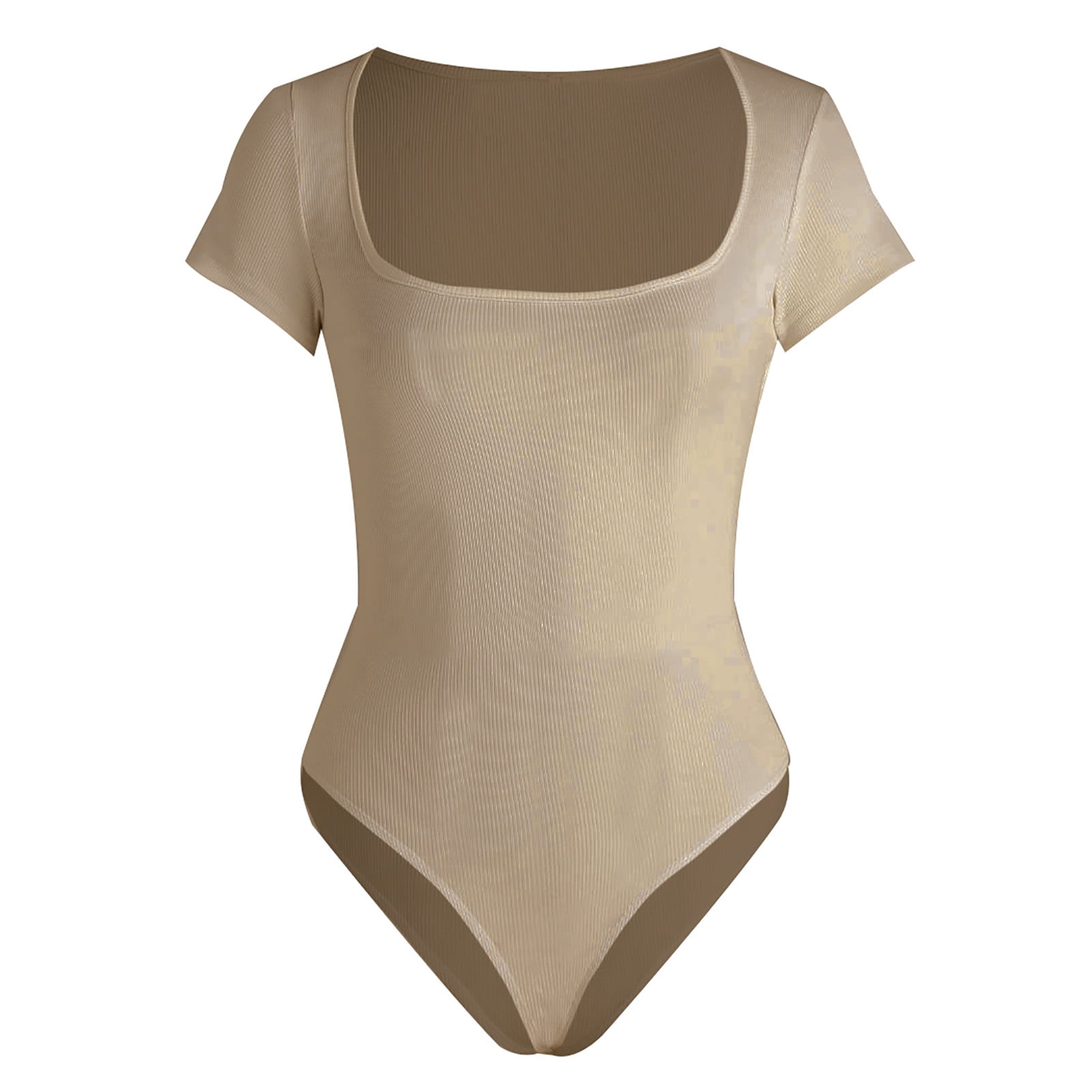 EHQJNJ Female Shapewear Bodysuit with Built in Bra and Shorts Womens