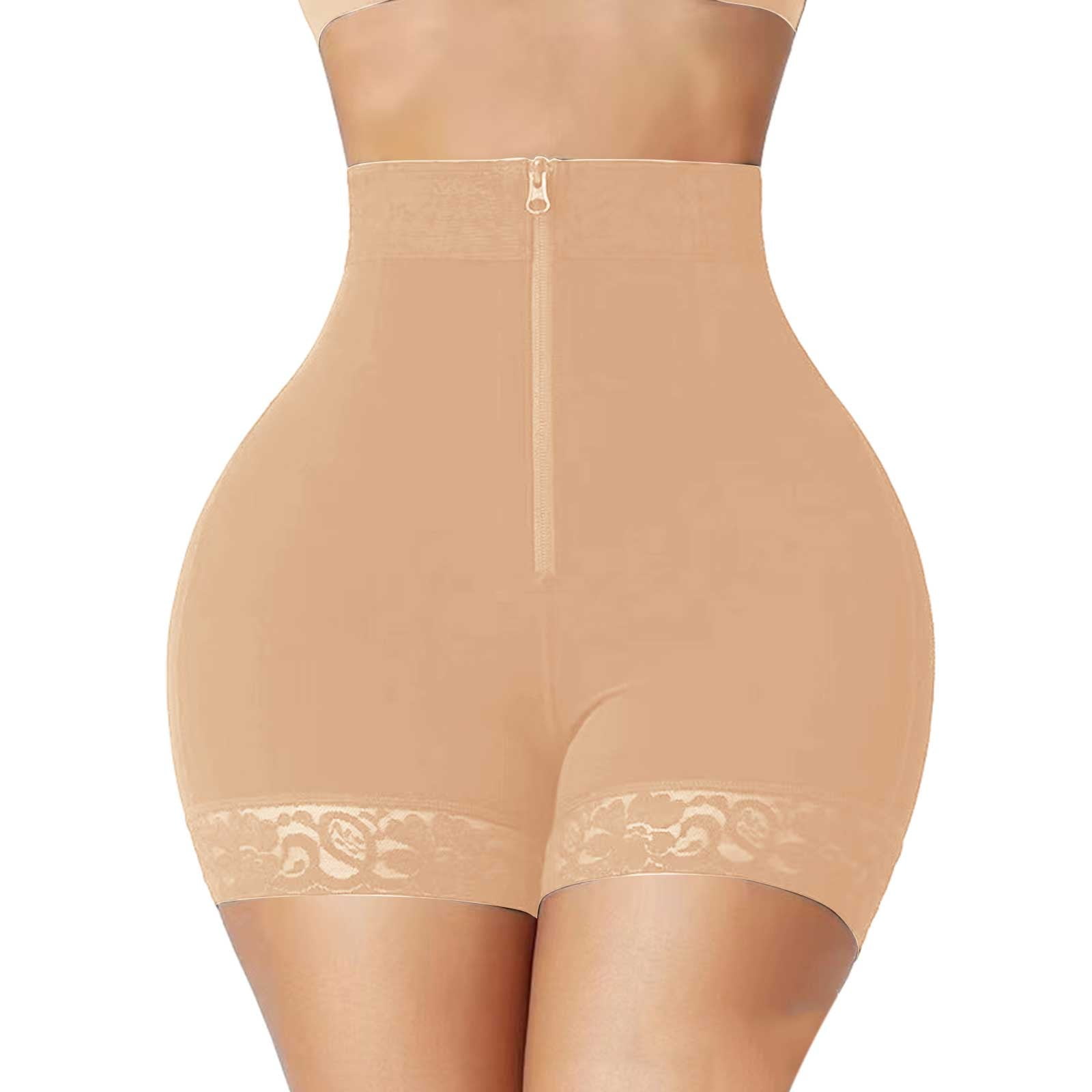 EHQJNJ Female Shapewear Bodysuit Tummy Control Pants Women Solid Zipper