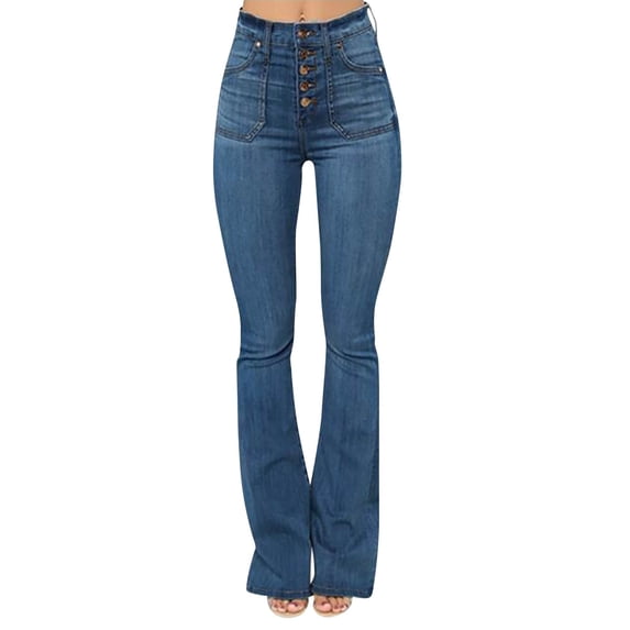 EHQJNJ Flying Monkey Jeans High Waisted Jeans Factory Custom Logo Drop High Waist Slim Stretch Pencil Ladies Pants Stretch Jeans Cowboy