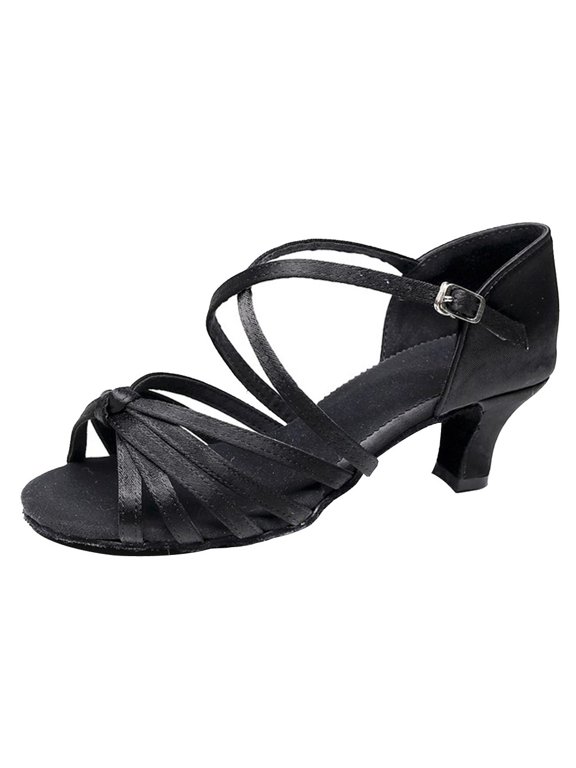 High Heels for Women Sexy Stripper Stiletto Women's Rumba Waltz Prom Ballroom Latin Salsa Dance Shoes Square Dance Shoes High Heels for Women Sexy Stiletto Black High Heels Closed Toe On
