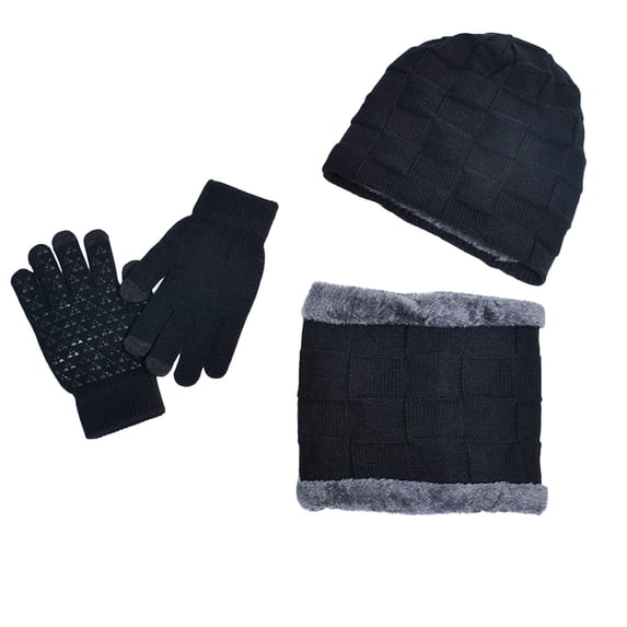 EHQJNJ Kids Winter Hat Glove Scarf Sets Girls Teal 3Pcs/Set Boys Hat Lined Hat Scarves Gloves for Toddler Boy Girls Children Winter Warm Knit Cap Kids Winter Hat and Gloves Hat