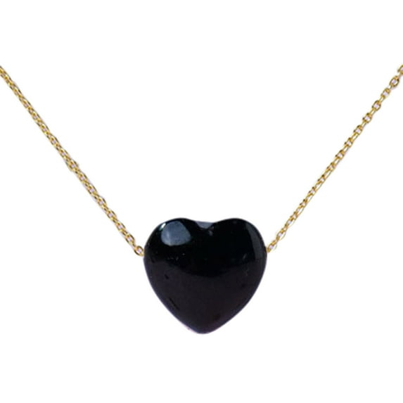 EHQJNJ Layering Necklaces for Women Natural Stone Love Pendant Heart Energy Stone Necklace Collarbone Chain Fashion Accessories Necklaces for Women Sterling Silver Silver Choker Necklaces for Women