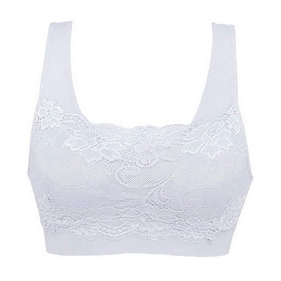 EHQJNJ Long Line Sports Bra Women Women's Seamless Lace Bra Top with Front Lace Cover Sports Bra Plus Size Bralettes for Women Black Bralette Push Up