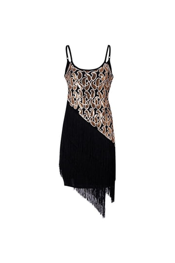 Gold Sequin Maternity Dress