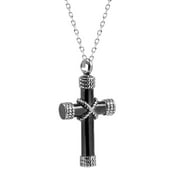 EHQJNJ Necklace Silver Flower Steel Hawser Jewelry Keepsake Memorial Ashes Necklace for Friend/Family/ Zodiac Necklace Graduation Necklace for Girls