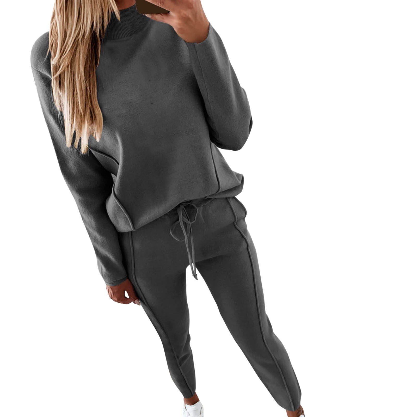 EHQJNJ Outfits Women Set Sweatsuit Outfits for Women 2 Piece Set Petite