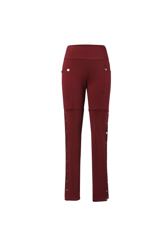 Pink Sweatpants for Women Pants Slim Tight Warm Pants Fashionable Outdoor Slim Fit Stretch Pocket Decorated Pencil Pants Womens Joggers Pants Cotton