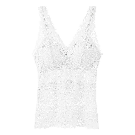 EHQJNJ Plus Size Camisoles for Women with Built in Bra Women's Solid Color Lace Thin Camisole Ideal for Layering Womens Tank Tops with Built in Bra Black Tank Top Women V Neck