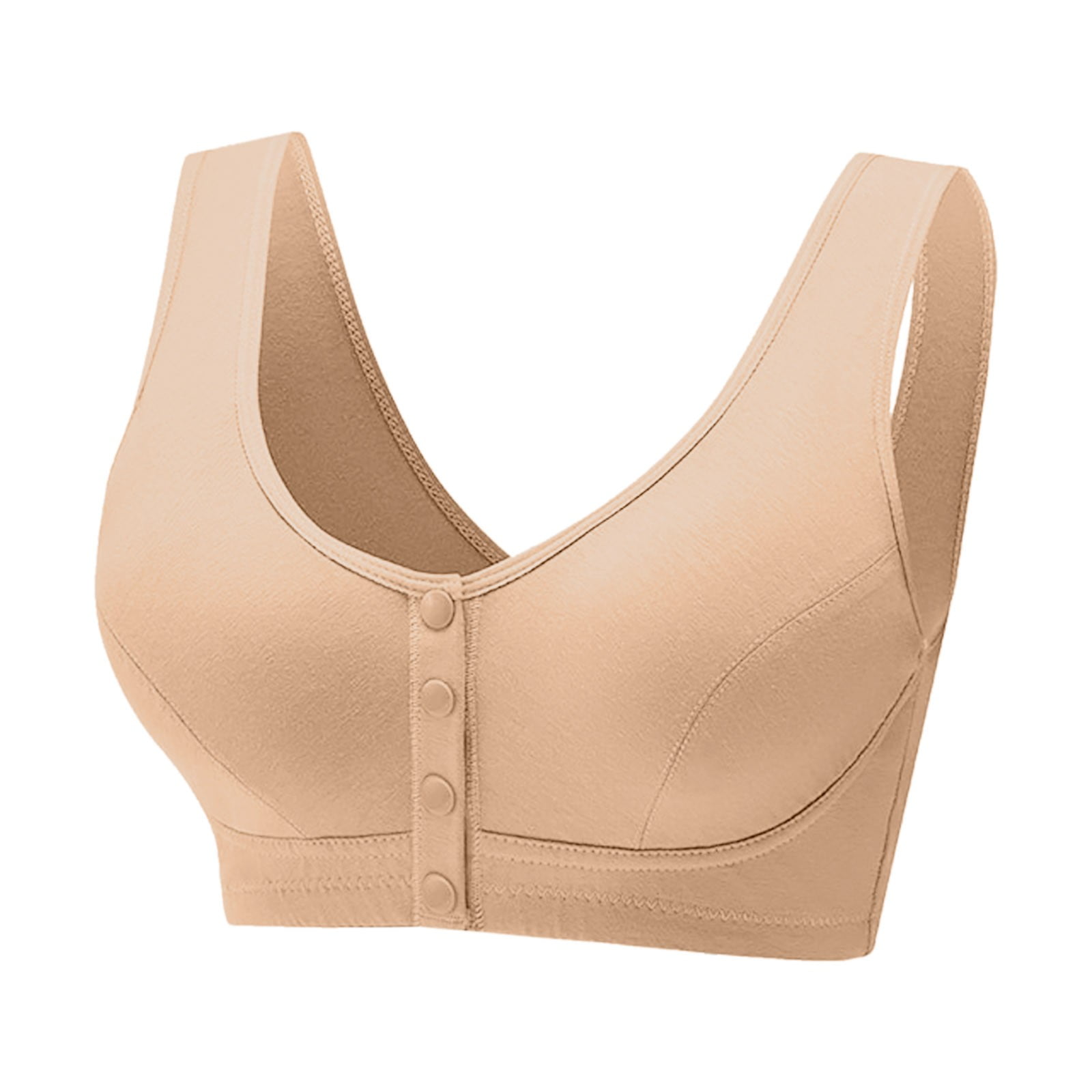 EHQJNJ Nursing Bras Middle Aged and Elderly Womens Large Size underwear  without Steel Ring Comfortable Bra Bras Women