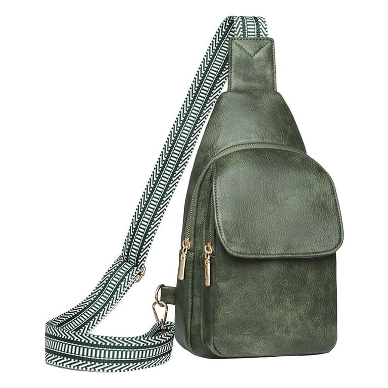 EHQJNJ Sling Bags for Women Women Shoulder Bag Fashionable New Pattern Simple Solid Color Practical Large Capacity Casual Messenger Bag Canvas