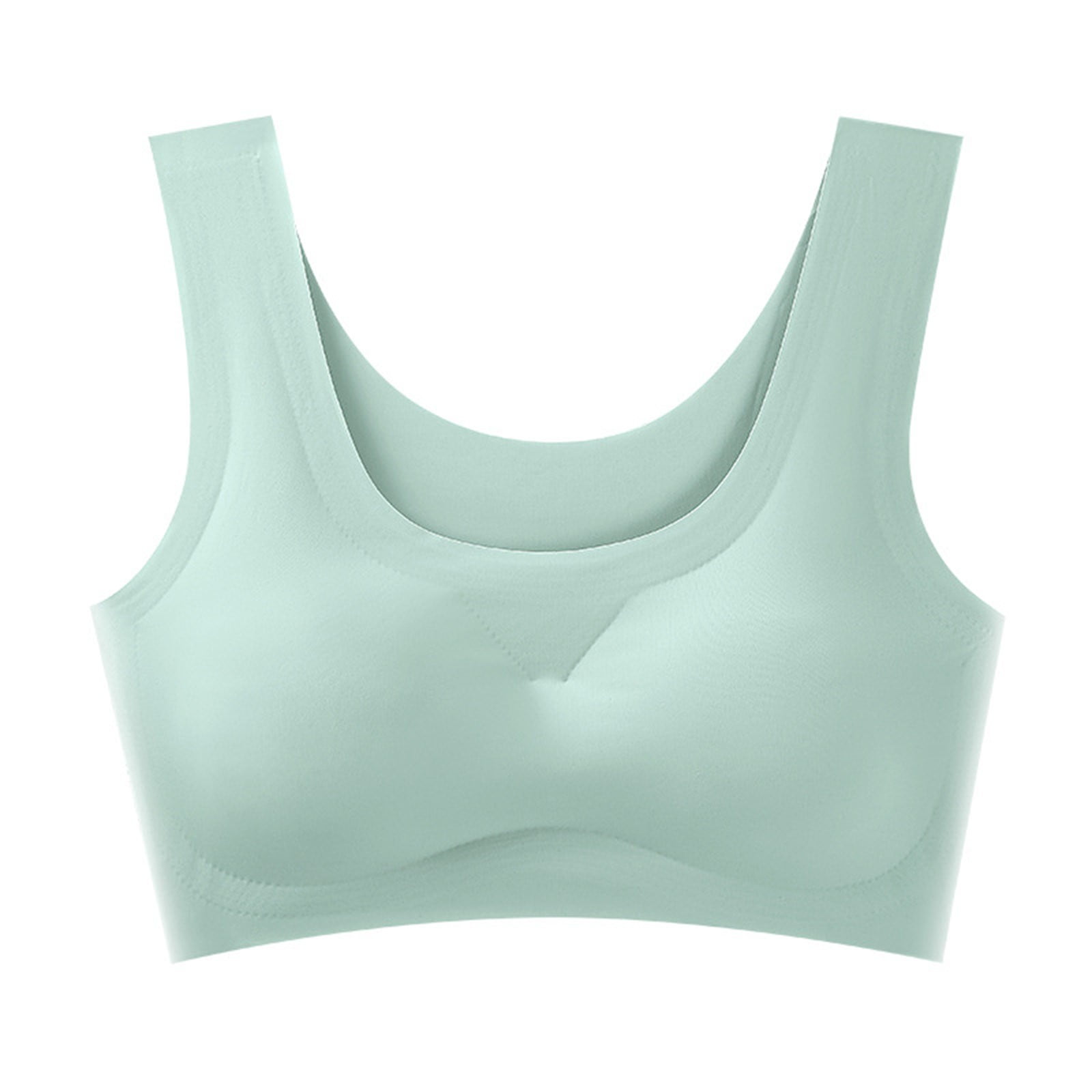 EHQJNJ Sports Bras for Women High Support Underwire Ultra Thin Ice Silk  Bras for Women Comfy Beauty Back Yoga Gym Running Workout Bra with  Removable